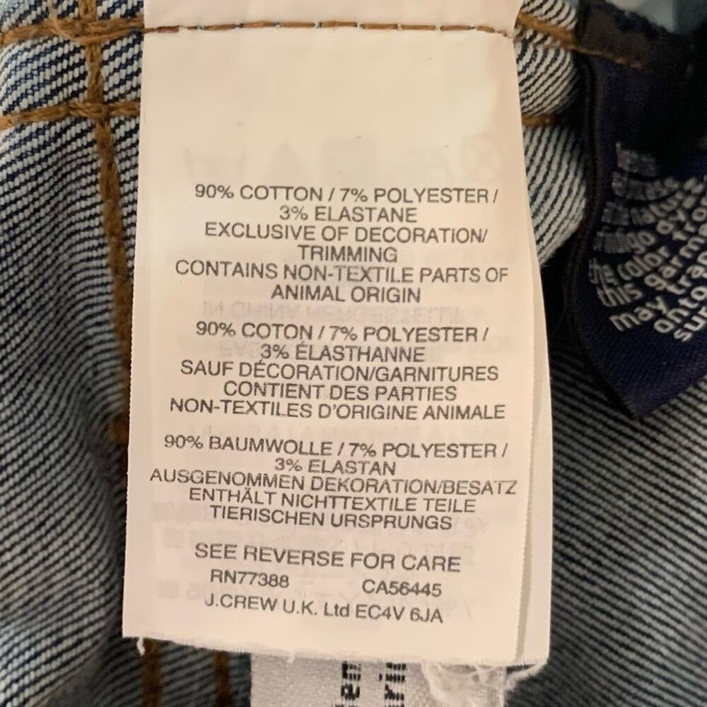 Madewell 10" High-Rise Skinny Button-Front Drop-Hem Women's Jeans  -  Size:  26 - Picture 13 of 16